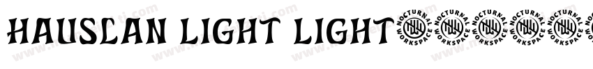 Hauslan Light Light字体转换